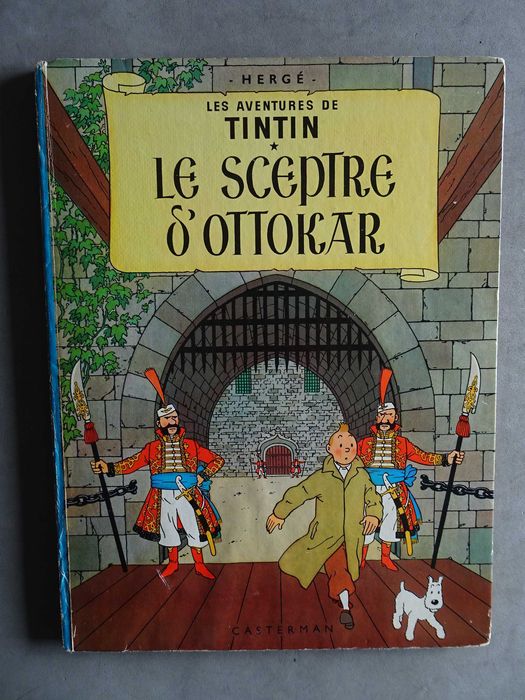 Livro Casterman - Les aventures de Tintin Tintim Le Sceptre D'Ottokar