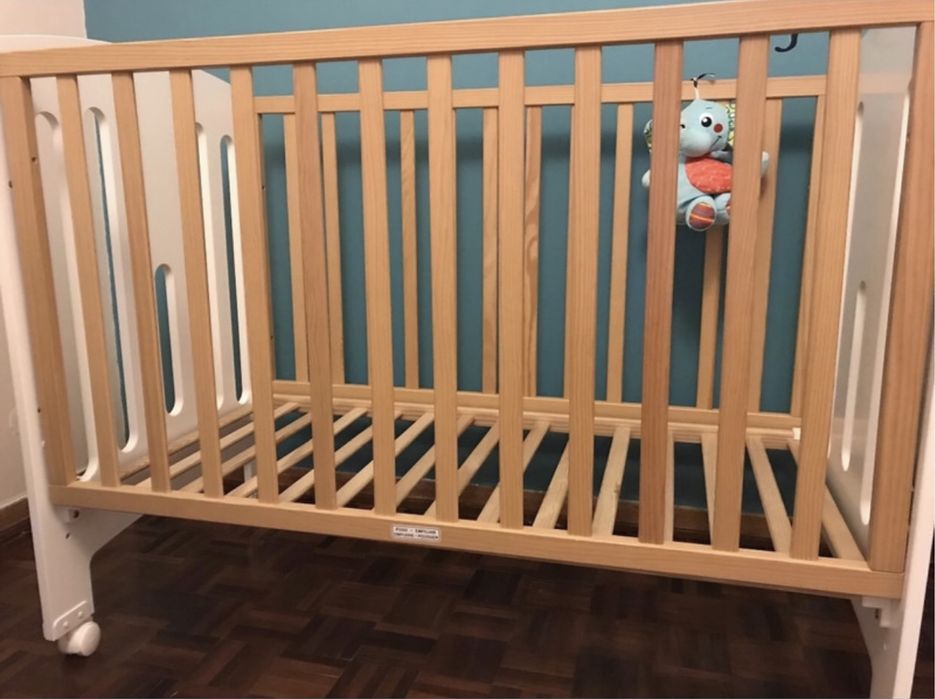 TRAMA Cama Gamma c/ colchão visco Trama Berço