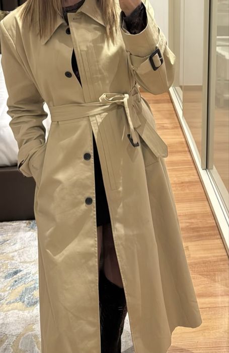 Gabardine Beje novo com etiqueta