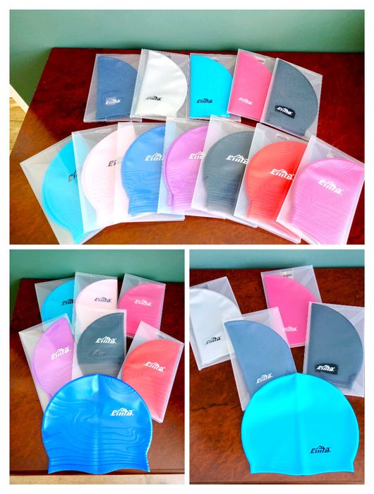 Шапочка для плавания силиконовая CIMA Волна, детская,взрослая