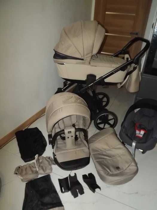 Adamex belissa special edition Beżowy 3w1 Nowa spacerówka