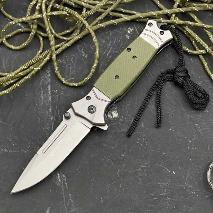 Ніж туристичний надійний Ніж складний Browning FA38
