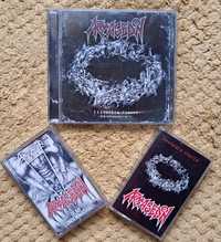 ARMAGEDON - CD + 2 MC dwie kultowe kasety, polski Death Metal