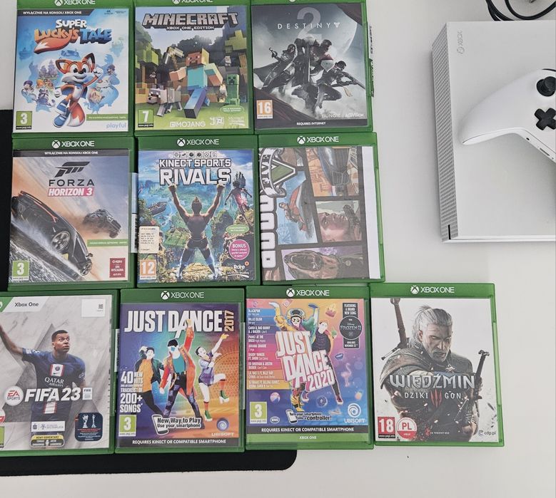 Xbox one + kinect + gry. Super stan