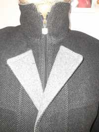Męski płaszcz kurtka szara XL