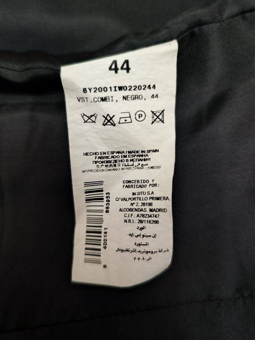 Elegante vestido de cerimónia/ trabalho, branco e preto da Trucco