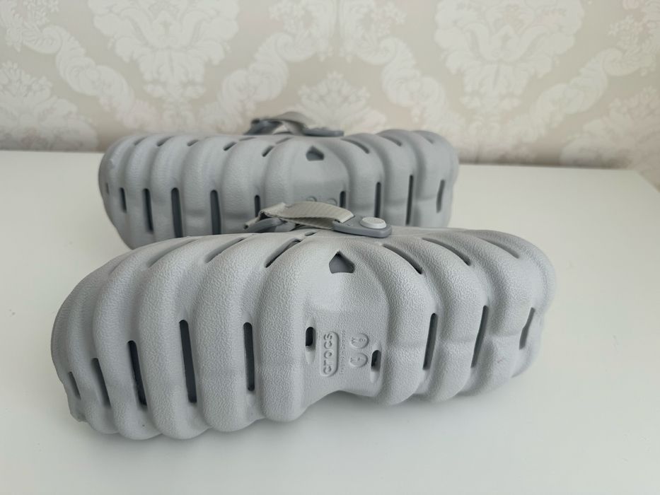 Crocs ОРИГИНАЛ Кроксы X- Echo Clog 41-42 р 26 см Светло-серый