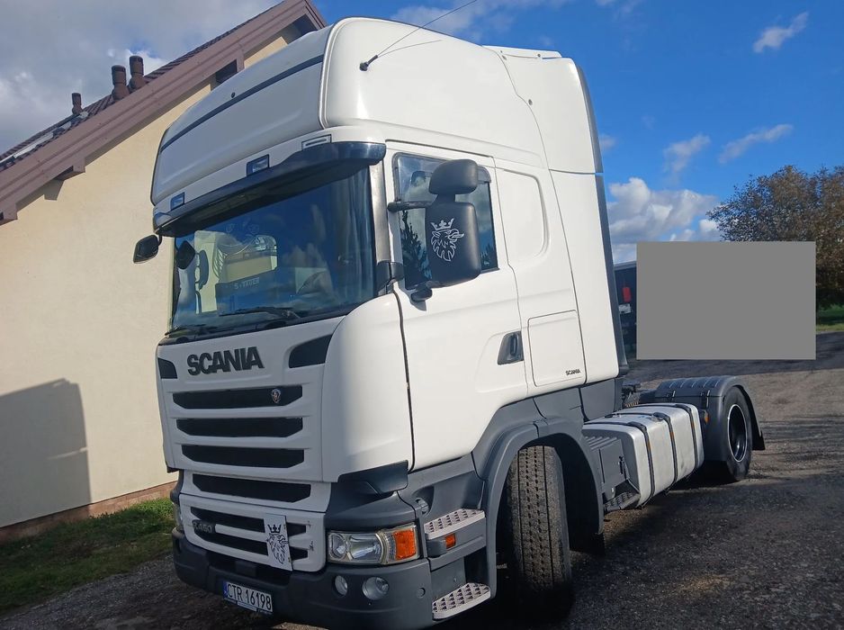 Scania R450  Scania R450 nowe turbo, hamulce, klima postojowa stan BDB bez EGR.