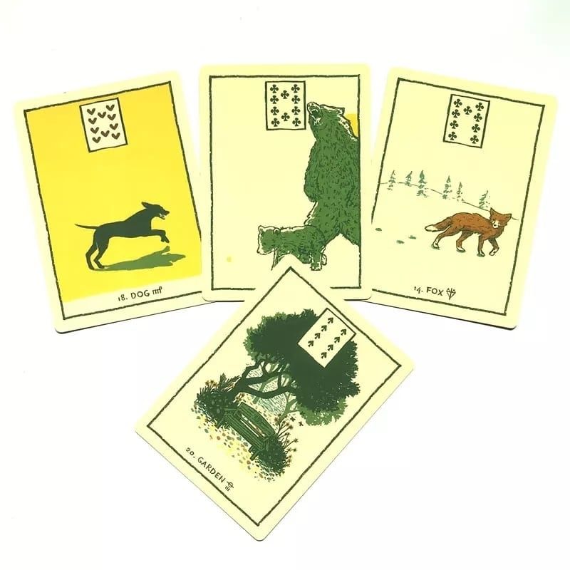 Baralho Tarot Green Glyphs Lenormand