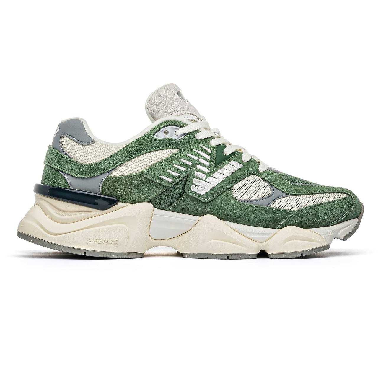 New Balance 9060 White Green кроссовки мужские new balance нью беланс