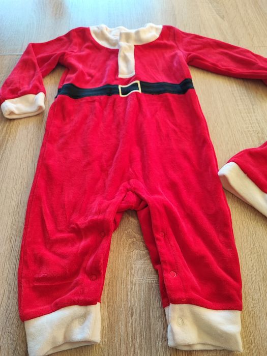 Strój Mikołaja / kombinezon jednoczęściowy rozmiar 80