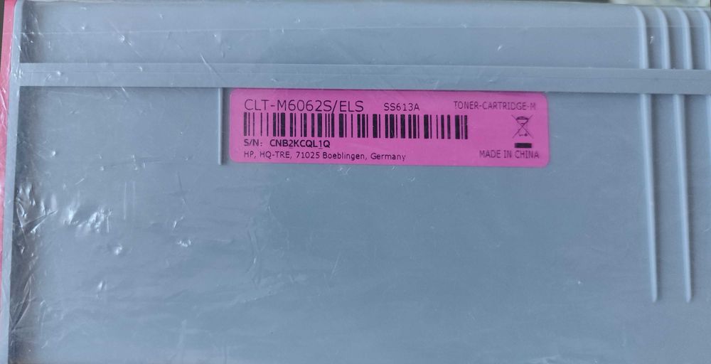 Toner Samsung CLT-M6062S SS613A czerwony Oryginalny