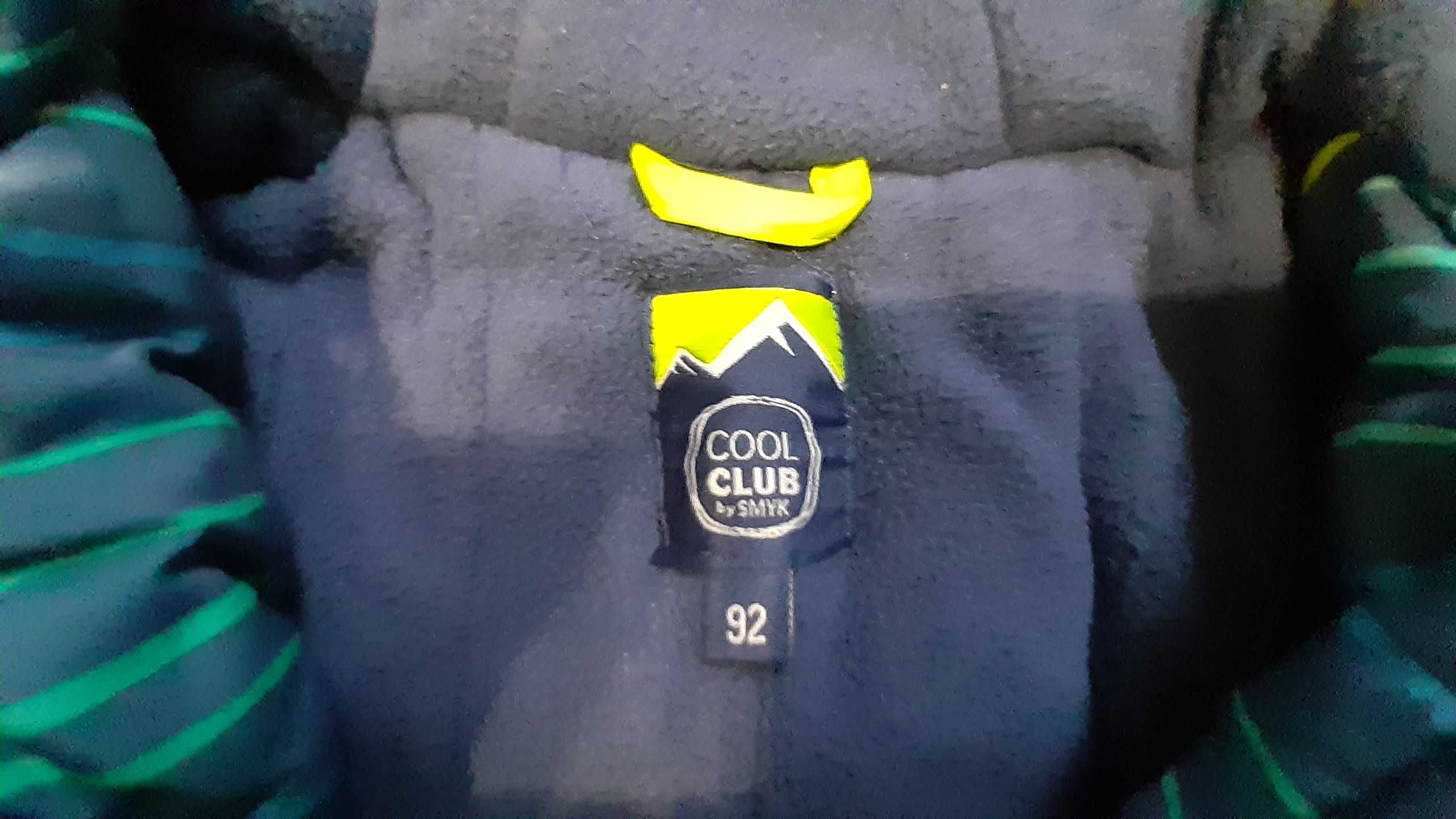 Kurtka zimowa dziecięca z polarem CoolClub, rozmiar 92