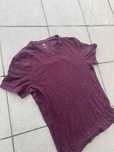 H&M T-Shirt Z Dekoltem W Serek Slim Fit