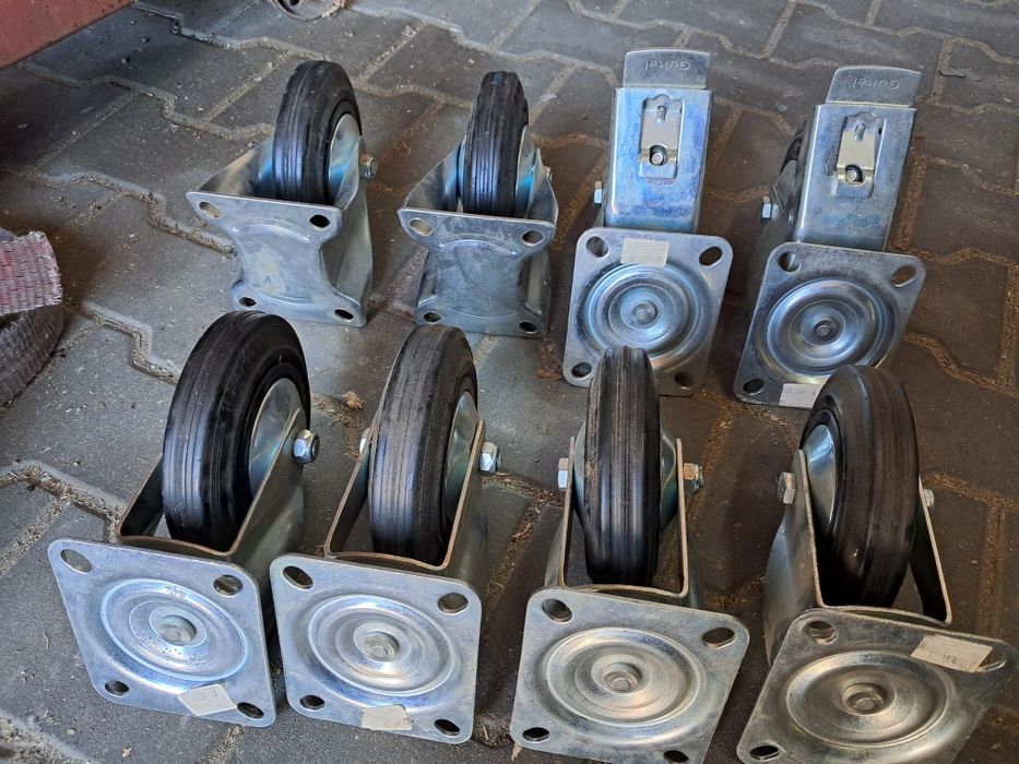 Kółka transportowe  160mm obrotowe ,hamowane