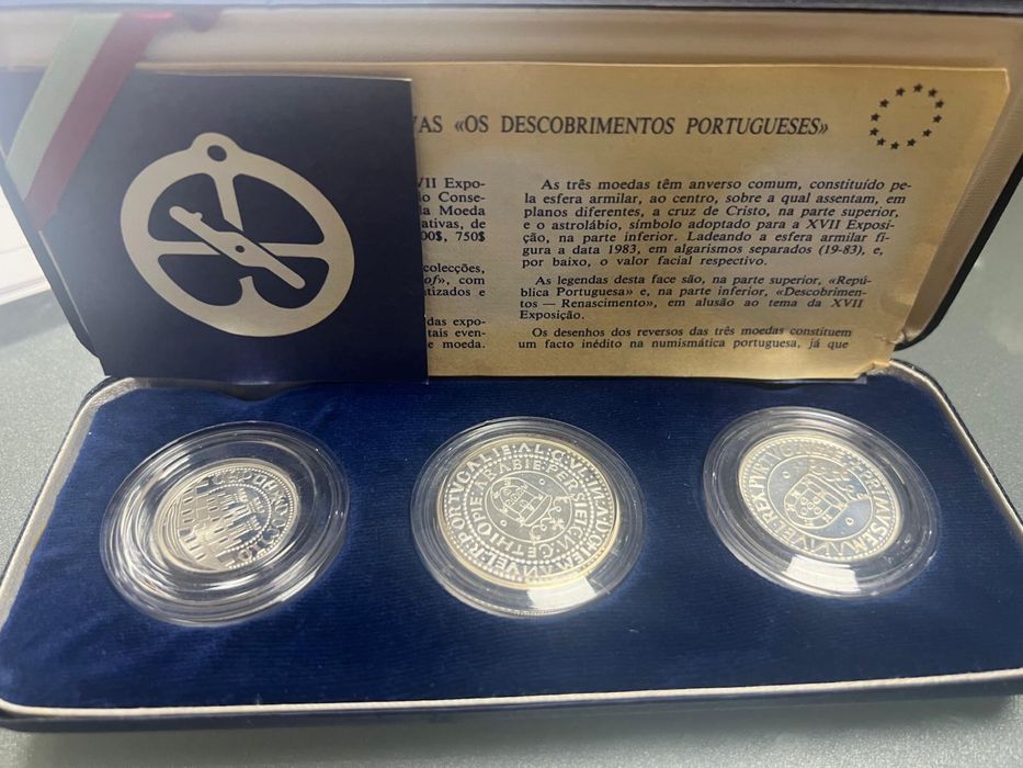 Moedas XVII Exposição de arte, ciência e cultura 1983 - Prata proof