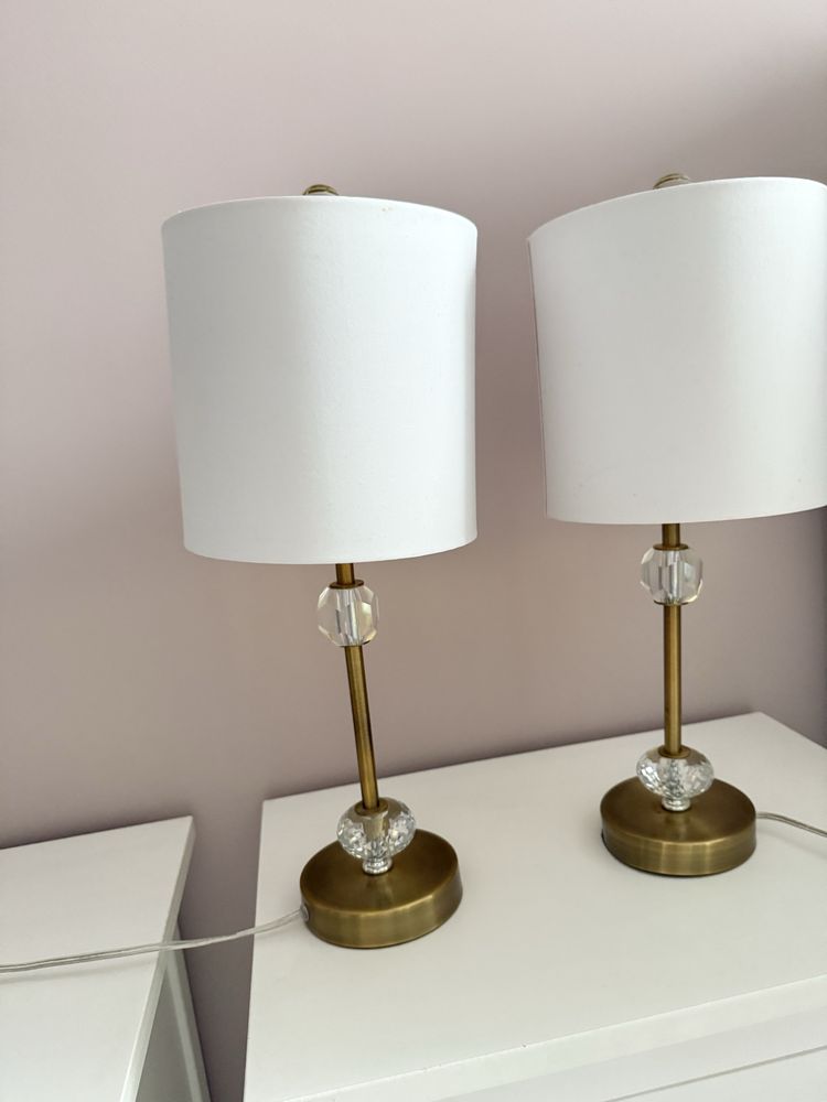 Lampa stołowa - TK Maxx- złota