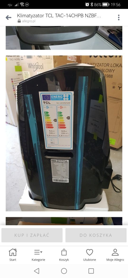 Klimatyzator  przenośny TCL