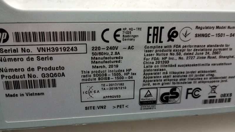 БФП HP LaserJet Pro M130fw, ethernet, ADF Б/В