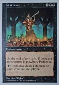 Magic the Gathering  - Pestilence - 5th Edition