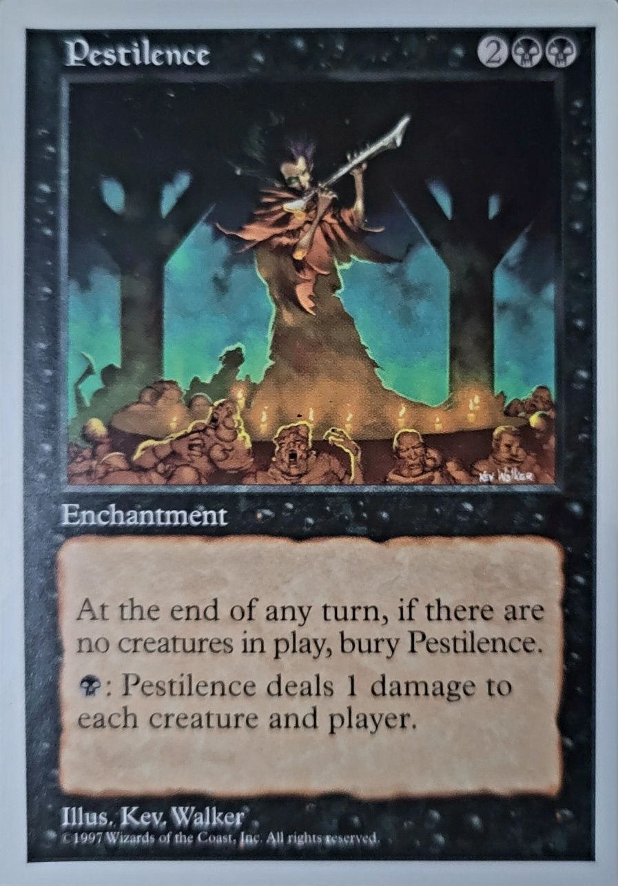 Magic the Gathering  - Pestilence - 5th Edition