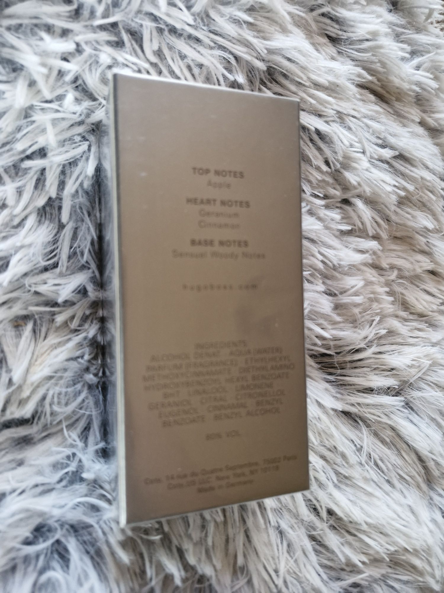 Nowe zafoliowane męskie perfumy bo ss szary