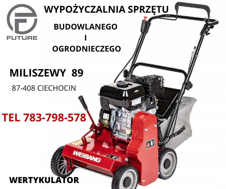 Rozdrabniacz rębak do gałęzi łuparka wypożyczalnia wynajem