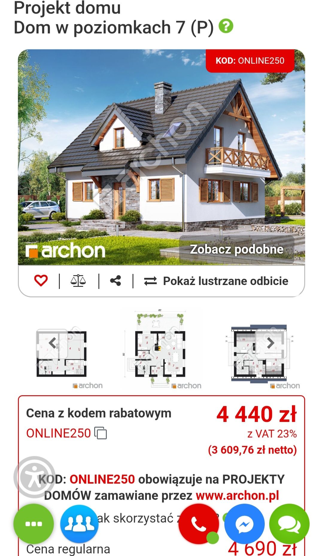 Sprzedam gotowy projekt domu