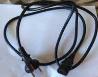 Kabel zasilający IEC-60320 C13 180 cm do męskiej wtyczki