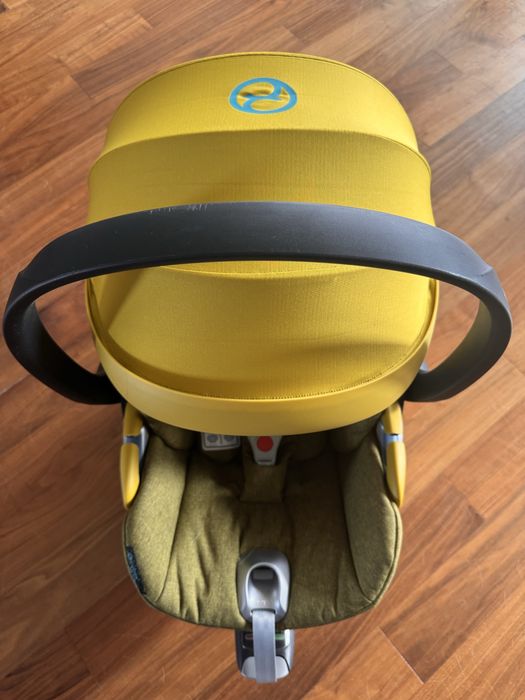 Fotelik Cybex Cloud Z i size plus platinum mustard + baza