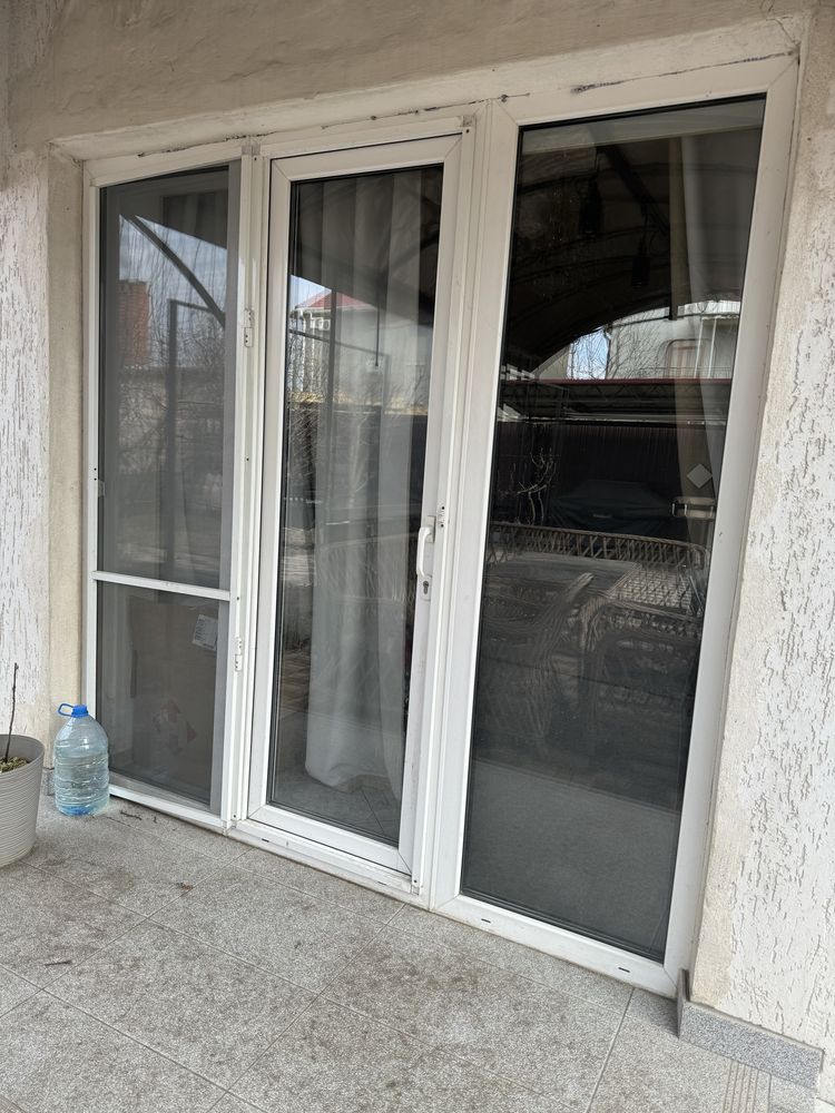 Металопластиковые окна с дверью