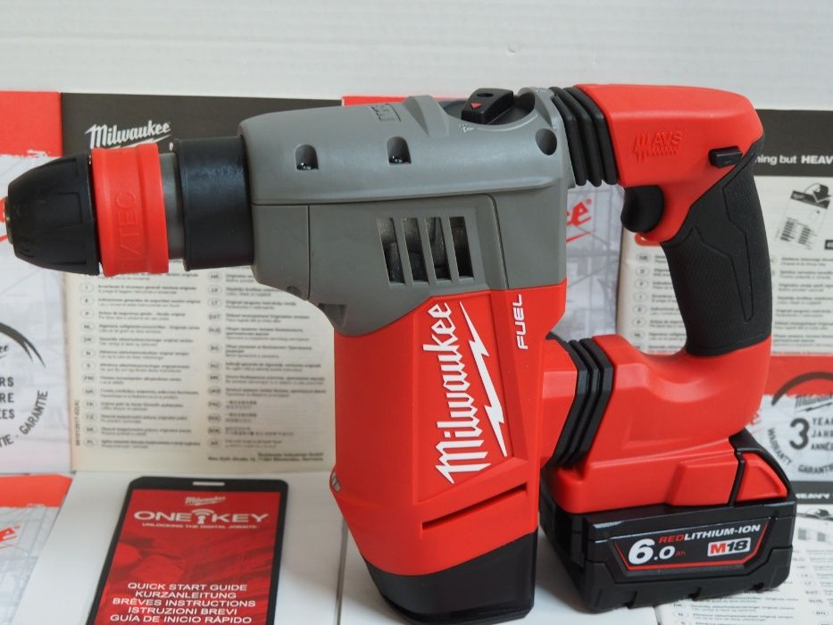 Młot MILWAUKEE M18 CHPX młotowiertarka bateria 18v 6Ah nowy bti berner