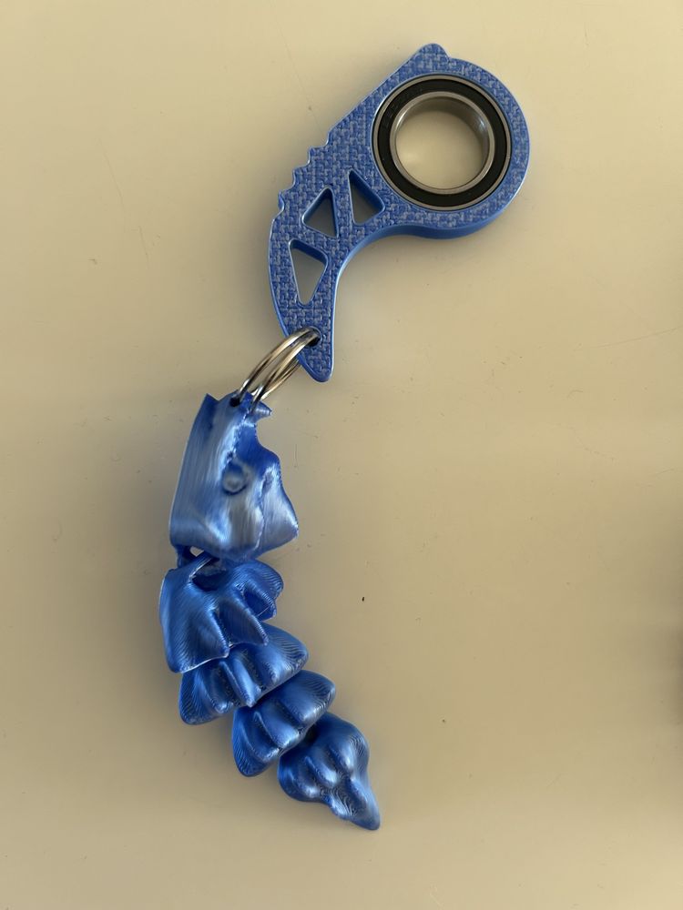 Keyrambit bryloczek gadżet niebieski
