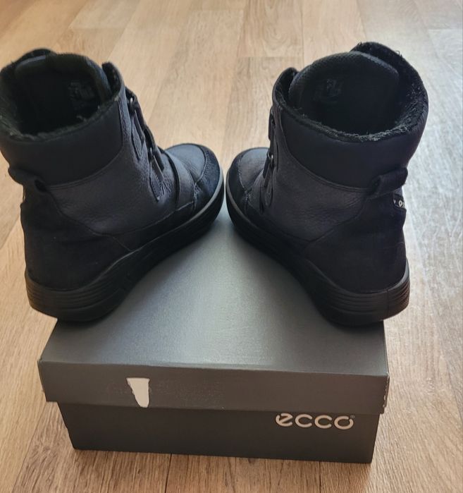Зимние ботинки Ecco из натурального нубука,  мембрана Gortex