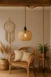 Lampa wisząca boho