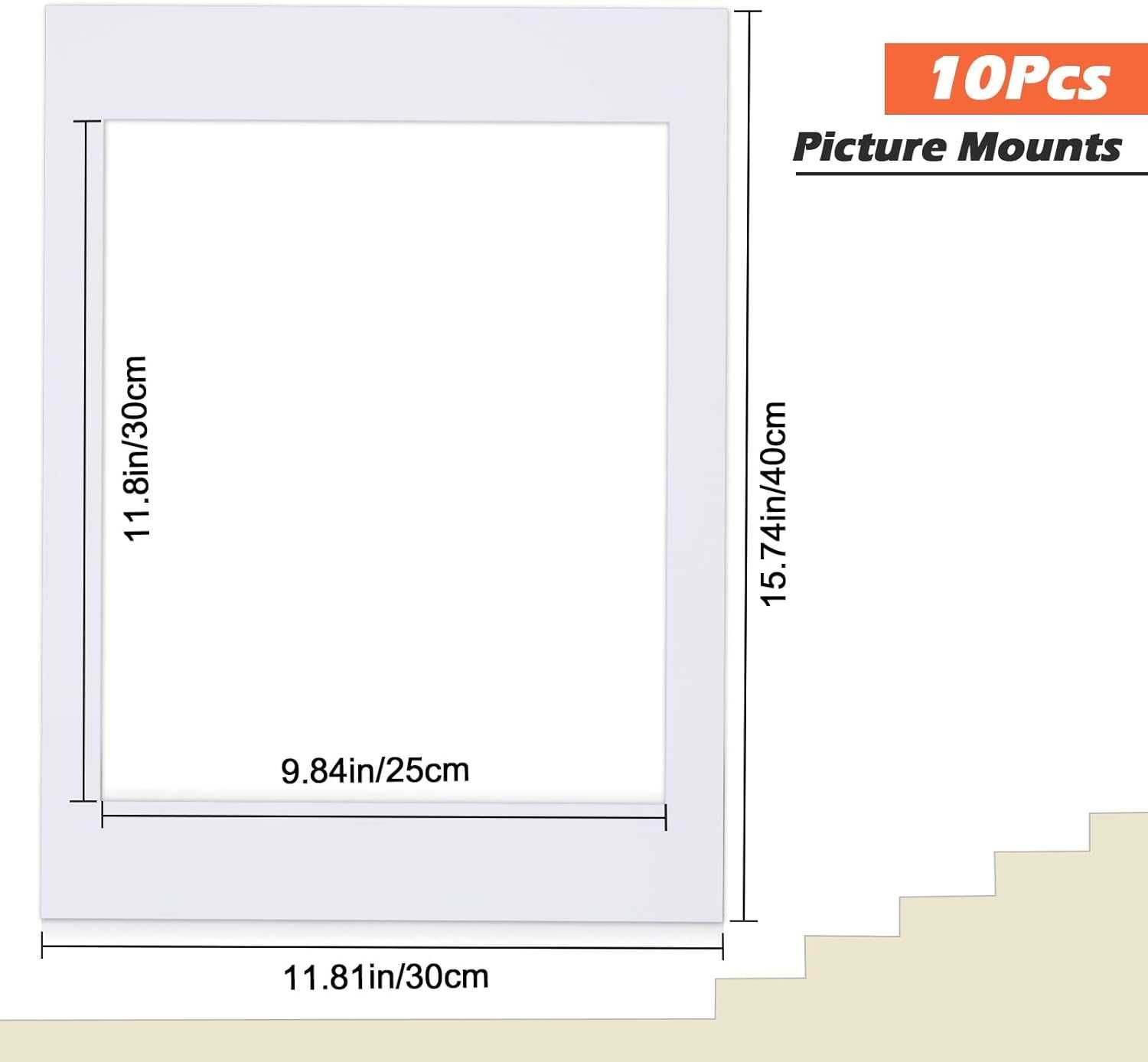 Tła do ramek na zdjęcia z 30x40 cm do 25 x 30 cm, zestaw 10sztuk