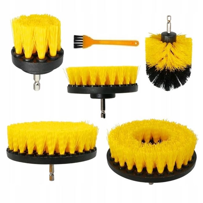 Szczotki Do Czyszczenia Na Wiertarkę Sprzątające Czyszczące Wkretarkę