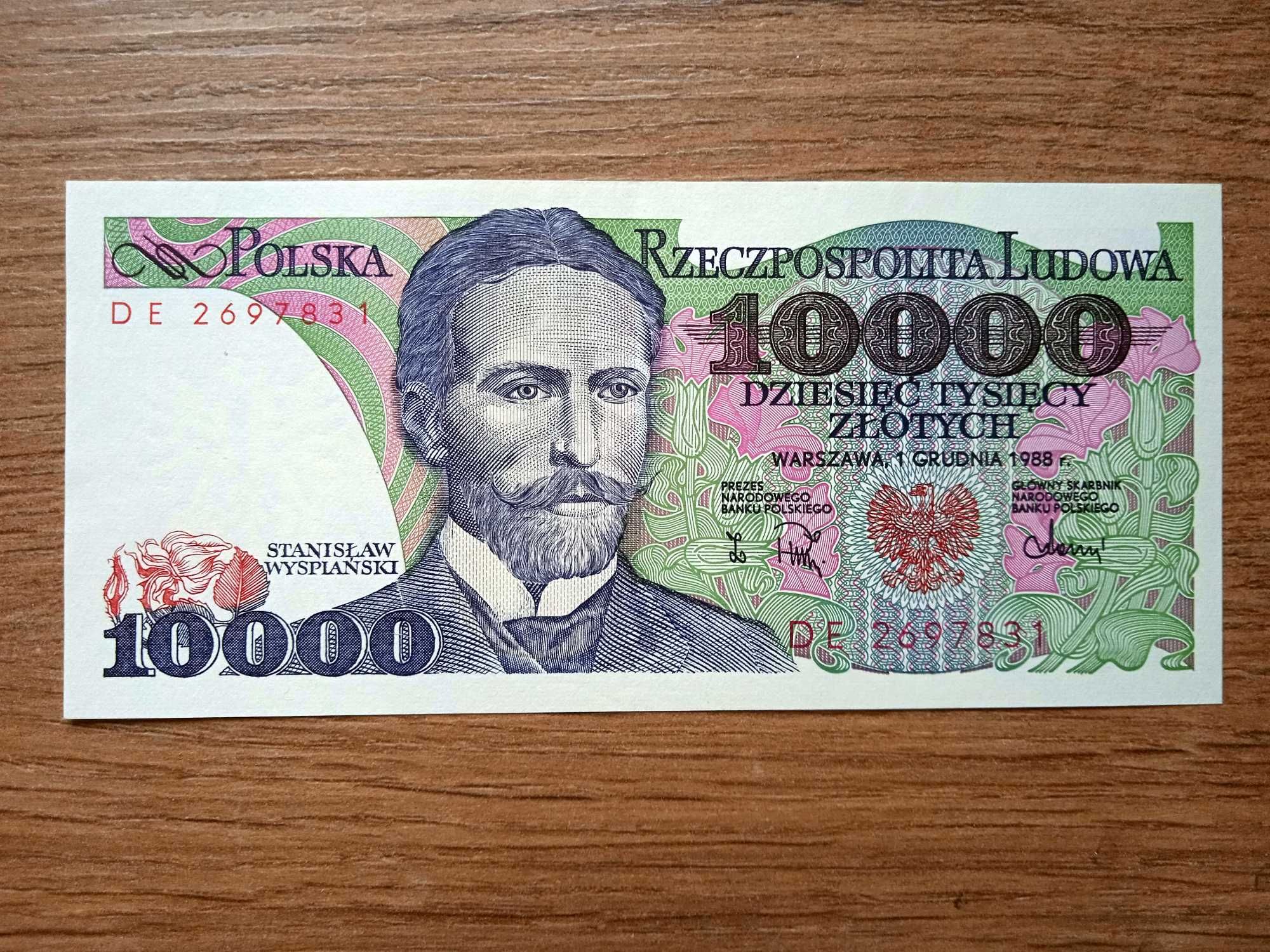 10000 zł 1988 - DE -  st. UNC-