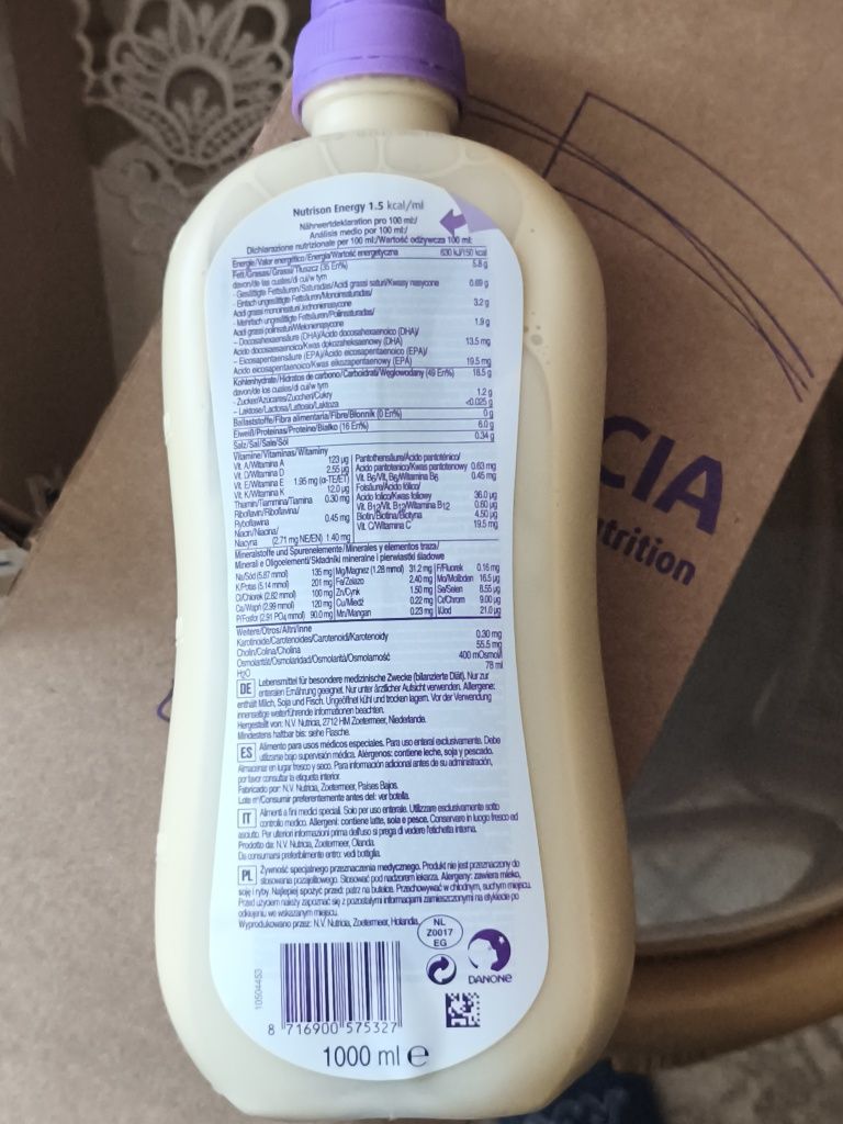 Nutricia Energy 1000ml