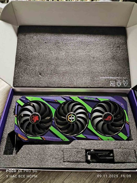 Відеокарта Asus ROG strix rtx 3080 eva edition
