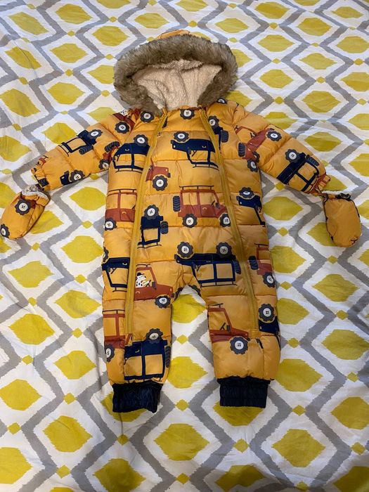 Зимовий комбінезон для хлопчика 9-12 місяців