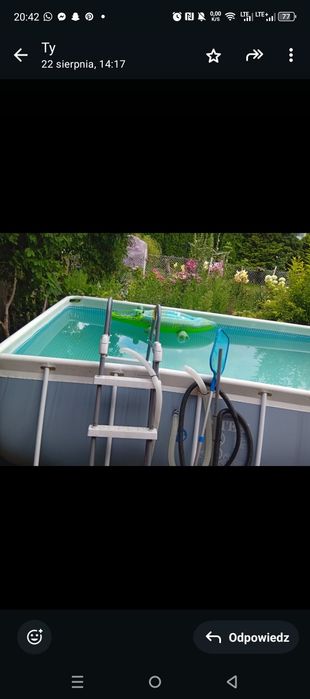 basen stelażowy z pompą