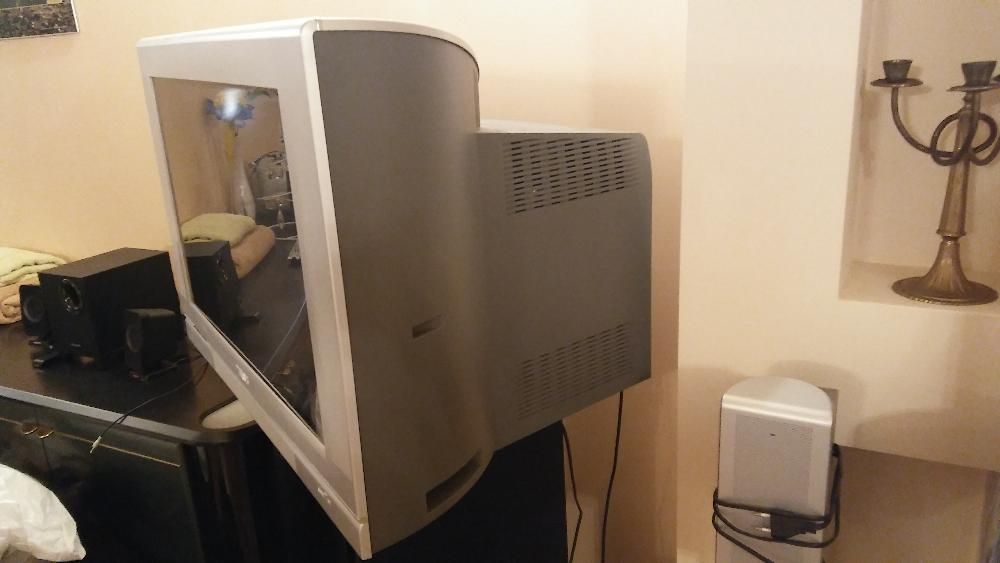 Telewizor Philips stary vintage prl 90te kolekcjonerski boho