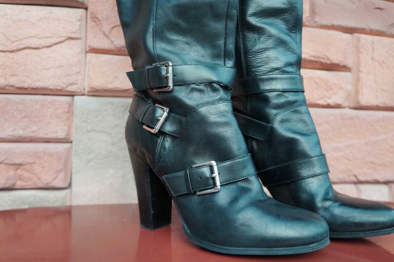 Kozaki muszkieterki Nine West skóra 10M 40 / 41