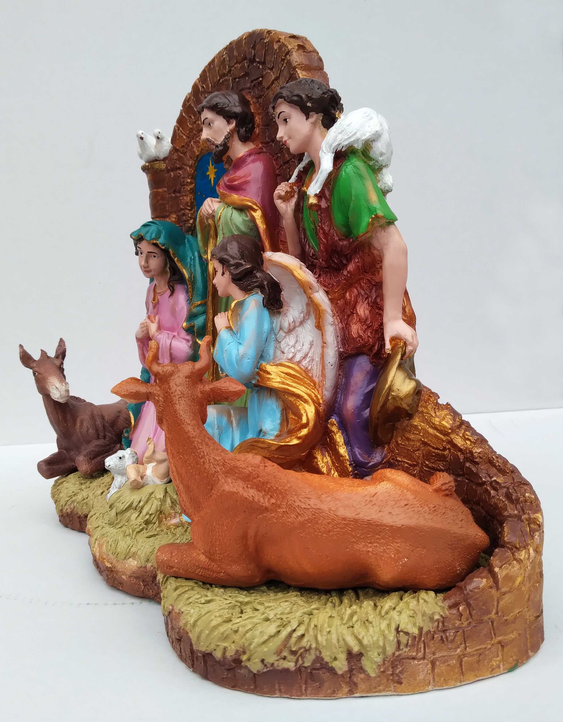 Різдв'яна Шопка 25см Вертеп Різдв'яні фігурки Новорічний декор