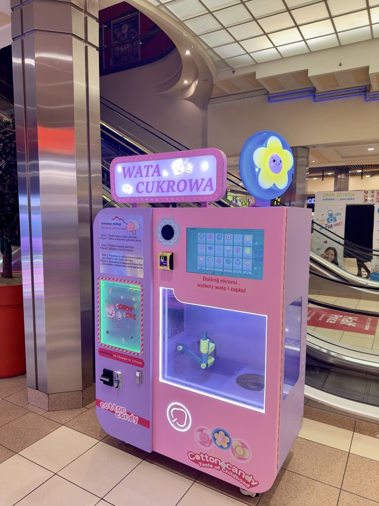 Automat do robienia waty cukrowej / biznes / inwestycja