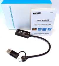 HDMI в Type-C USB 3.0 зовнішня карта відеозахоплення для ноутбука ПК