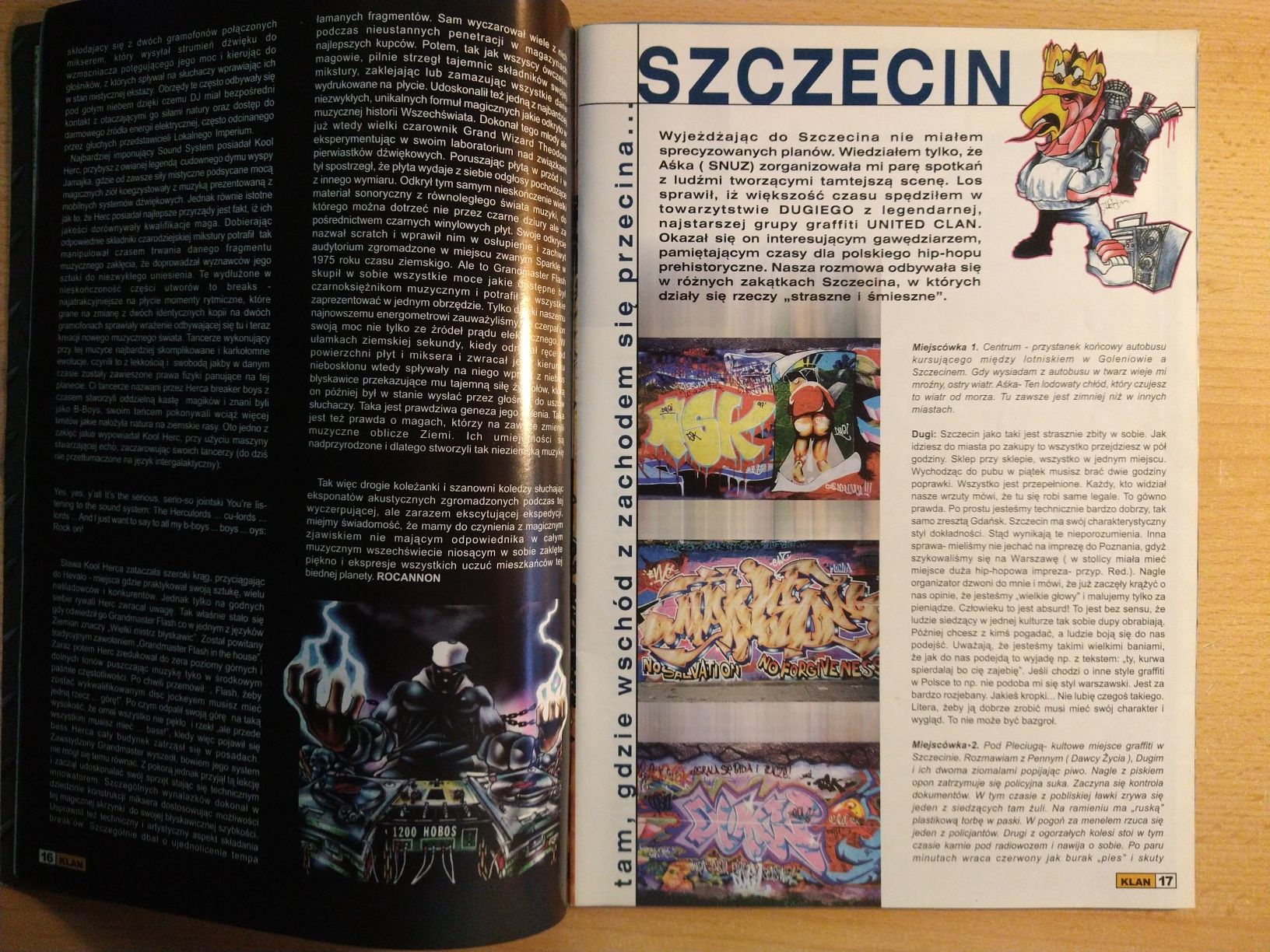 Magazyn Klan 8 1999r unikat Paktofonika, Da Blaze, Scena Wroclawska