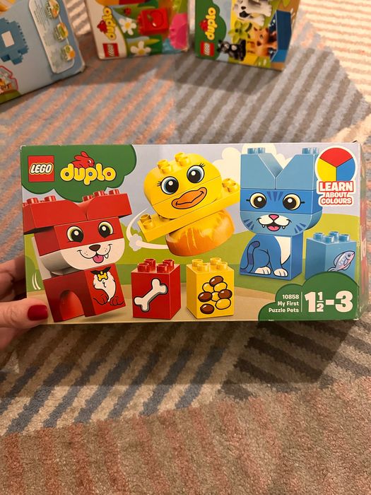 Lego Duplo 5 zestawów używane kompletne zwierzątka