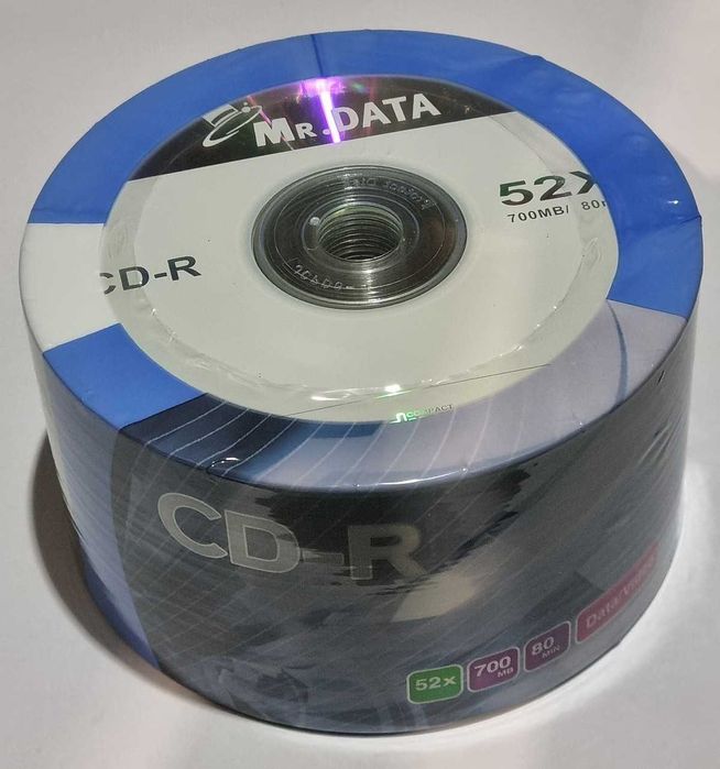 MRDATA CD-R диск Brand HIGHT QUALITY 700Mb 80min 52x speed bulk 50
